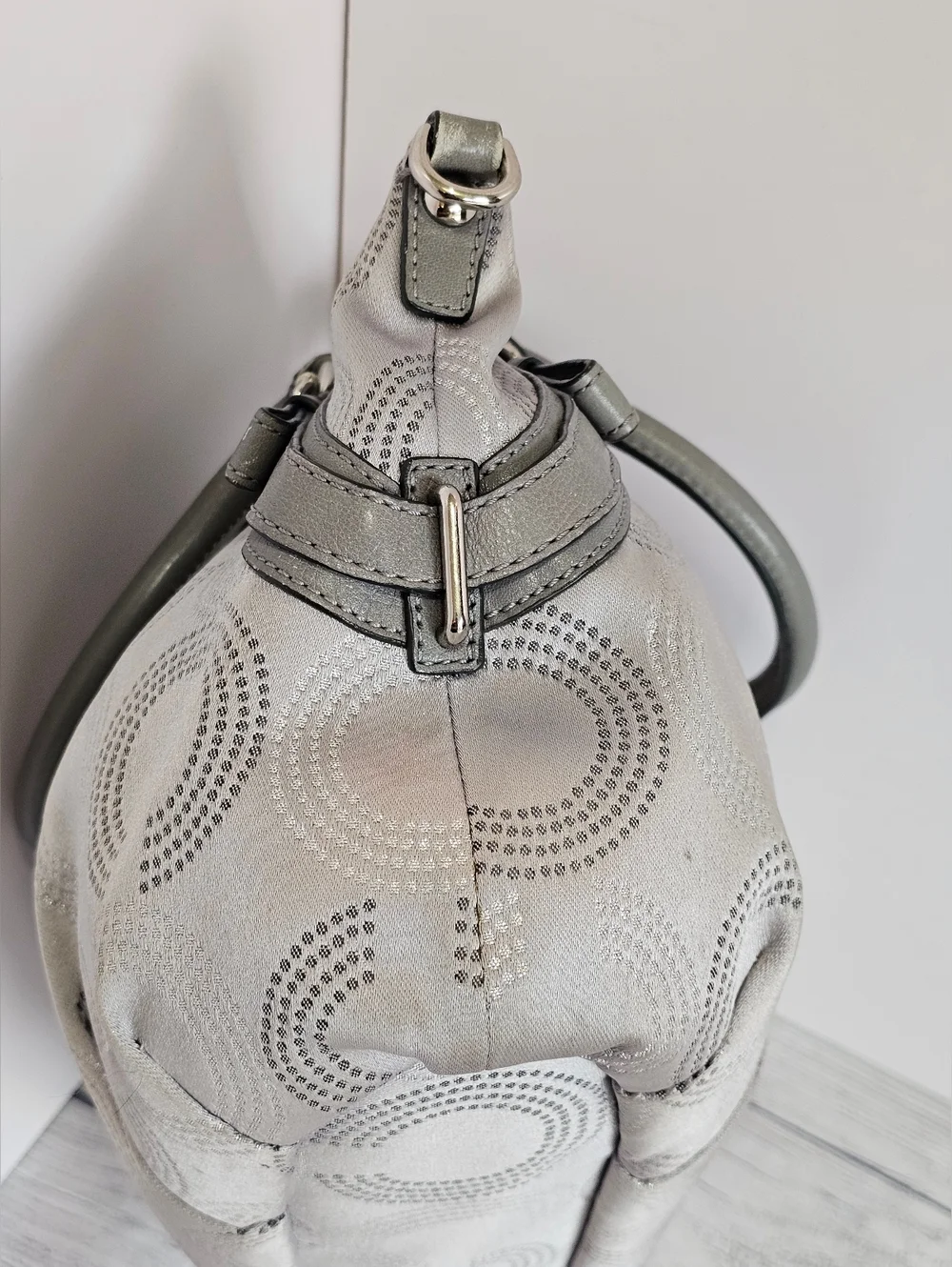 Coach Madison Dotted Op Art Sophia Satchel